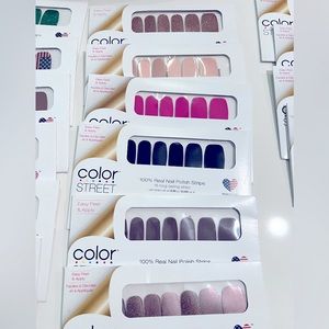 Color street lot of 6 💅.  Rare and hard to find colors.